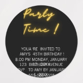 Étiquettes Anniversaire drôle (Design 1)