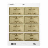 Étiquettes apothécaires prospères (Feuille entière)