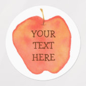 Étiquettes Apple (Design 1)