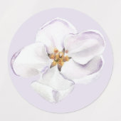 Étiquettes Aquarelle fleurie de printemps sceller l'enveloppe (Design 1)