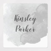 Étiquettes Aquarelle moderne Script Enfants Nom étanche (Design 2)