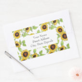 étiquettes 'Aquarelle & Motif de tournesol stylo' (Enveloppe)