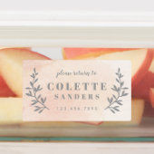 Étiquettes Aquarelle Nom personnalisé (Apposé)