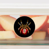 Étiquettes Araignée en vapeur noire (Apposé)