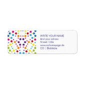 Étiquettes arc-en-ciel (Devant)