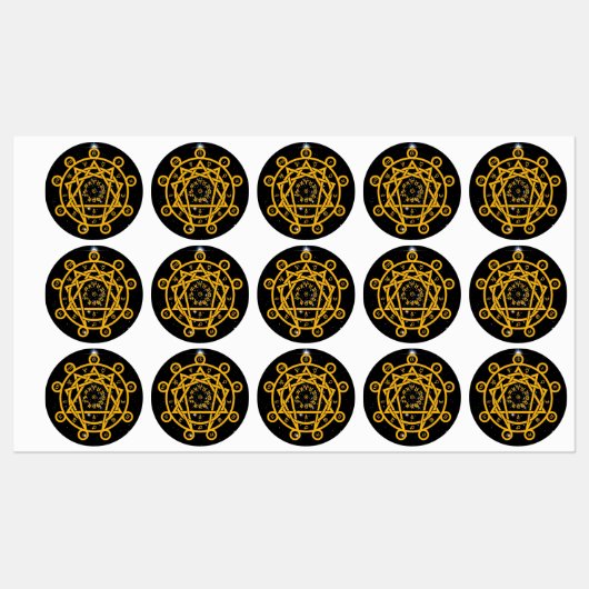 Étiquettes Arcane Enneagram (Feuille)