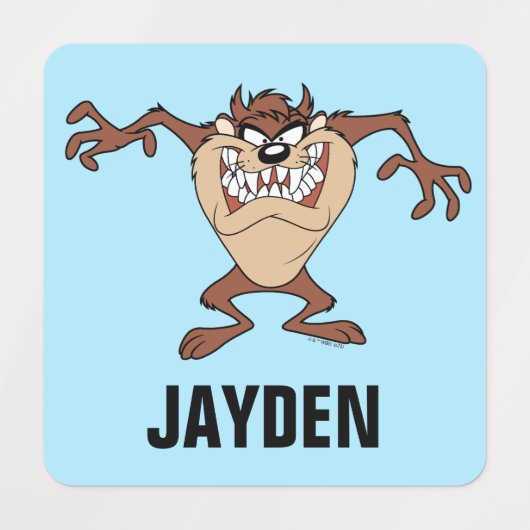 Étiquettes Armoiries larges TAZ™ (Design 1)