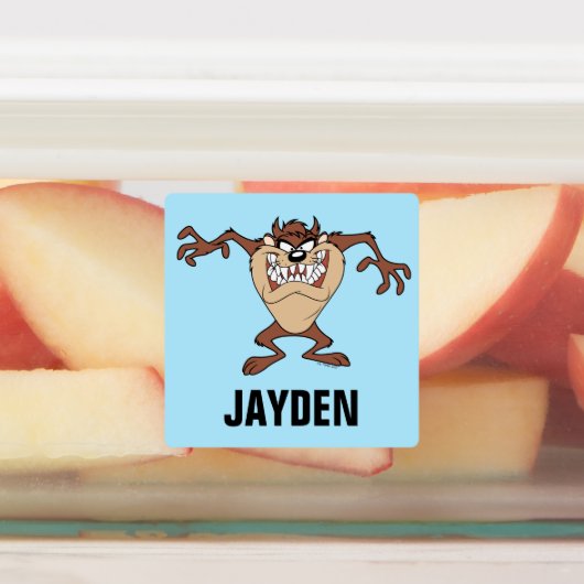 Étiquettes Armoiries larges TAZ™ | Ajoutez votre nom (Apposé)