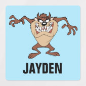 Étiquettes Armoiries larges TAZ™ | Ajoutez votre nom (Design 2)