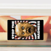 ÉTIQUETTES ARRÊTE LA FOLIE ! DUMP TRUMP ! (Apposé)