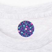 Étiquettes Arrière - plan à motif floral mignon (Apposé)