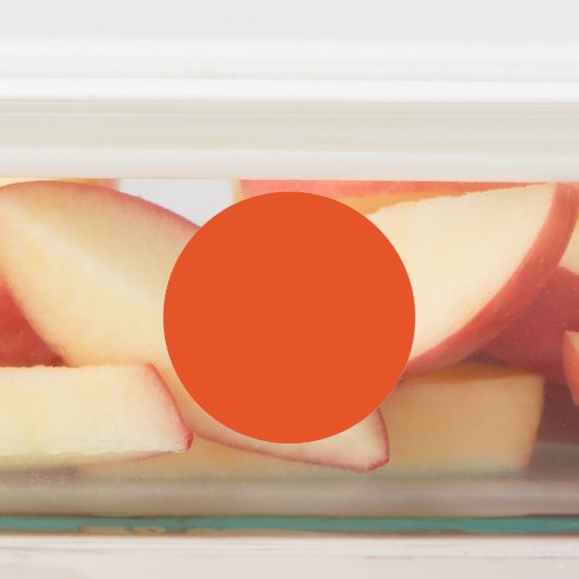 Étiquettes Arrière - plan orange vif (Apposé)