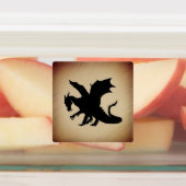 Étiquettes Arrière - plan rustique Black Dragon (Apposé)