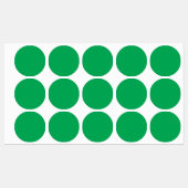 Étiquettes Arrière - plan vert solide (Feuille)