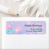 étiquettes arrière - plans violets (En situation)