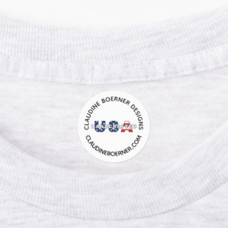 Étiquettes Artiste Artiste D'Entreprise Coussant Du Fer Sur L