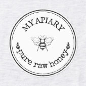 Étiquettes Artiste Artiste D'Entreprise Fer Rond Sur Logo (Design 1)