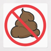 Étiquettes Aucun Carré de chien (Design 2)