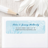 ÉTIQUETTES AUTO-ADRESSÉS :: dahlia moderne 4 L (En situation)