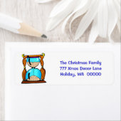 Étiquettes autoadhésifs pour le nouvel an (En situation)