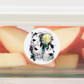 Étiquettes Autocollant de sarigue drôle | Sarigue qui crie mi (Apposé)