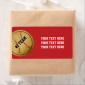 Étiquettes autocollantes pour équipe de baseball v (En situation)