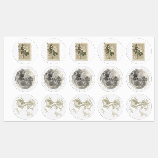 Étiquettes autocollants (Feuille)