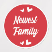 Étiquettes autocollants (Design 1)