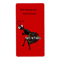 Étiquettes Autocollants Ex-libris Fourmis Dans Le