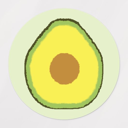 Étiquettes Avocado (Design 3)