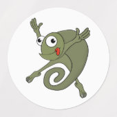 Étiquettes Awesome Chameleon (Design 1)