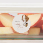 Étiquettes Baby shower de ballon éléphant (Apposé)