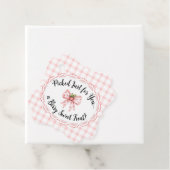 Étiquettes Baby shower-Faveur fraise (En situation)