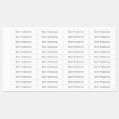 Étiquettes Back to School Name Labels for Kids (Feuille)