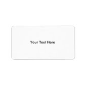 Étiquettes bâclés - Personnaliser (Devant)