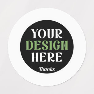 Étiquettes baiser personnalisé, unique, élégant et minimalist