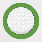 Étiquettes Bal de golf (Design 1)