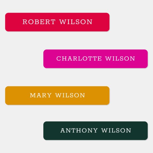 Étiquettes Balises de dénomination personnalisées (Groupe)