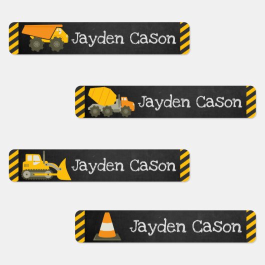 Étiquettes Balises de petit nom pour enfants - Vêtements Four (Groupe)