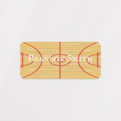 Étiquettes Balises Nom de quatre conceptions de basket-ball (Design 1)