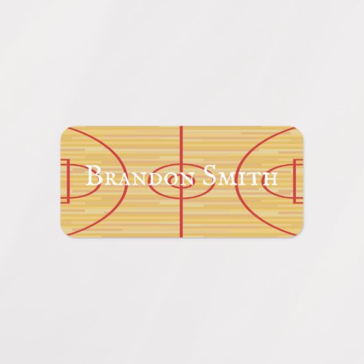 Étiquettes Balises Nom de quatre conceptions de basket-ball (Design 1)