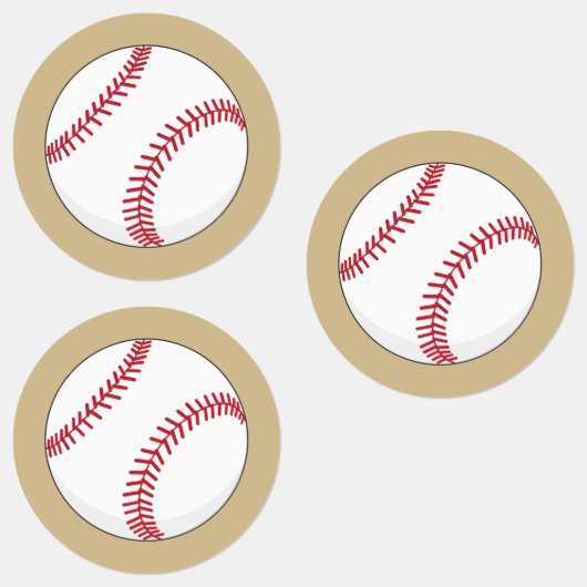 Étiquettes Balle de baseball (Groupe)