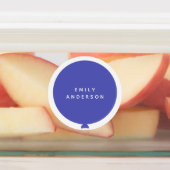 Étiquettes Balloon moderne | Nom École de soins infirmiers Bl (Apposé)