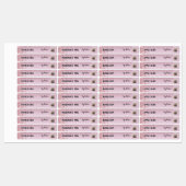 Étiquettes Balme Lip Avec Logo Rose Parties scintillant Gold (Feuille)