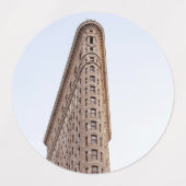 Étiquettes bâtiment Flatiron (Design 1)