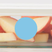 Étiquettes Bébé bleu couleur solide | Classique | Élégant (Apposé)