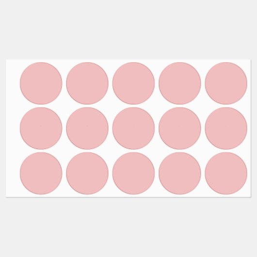 Étiquettes Bébé rose (Feuille)