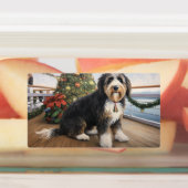 Étiquettes Bernedoodle Christmas Cruise : Pawsome Holiday (Apposé)