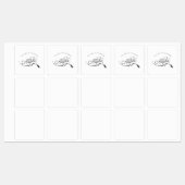 Étiquettes bienvenue en alaska (Feuille)