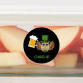 Étiquettes Bière Boire Chouette Saint Patrick's Day | Personn (Apposé)